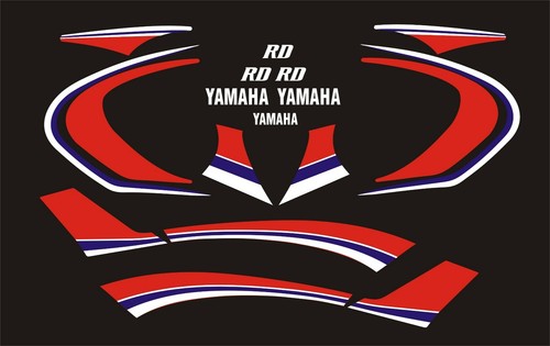 Yamaha x decal kit - rd, 50/80