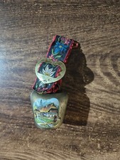 Swiss Oxen Cow Bell  Decorated