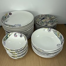 Denby Monsoon Cosmic Dinner Side Plates, Pasta Cereal Bowls Discontinued