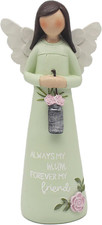 The Leonardo Collection Mother'S Day Love & Affection Angel Green for Home & Off