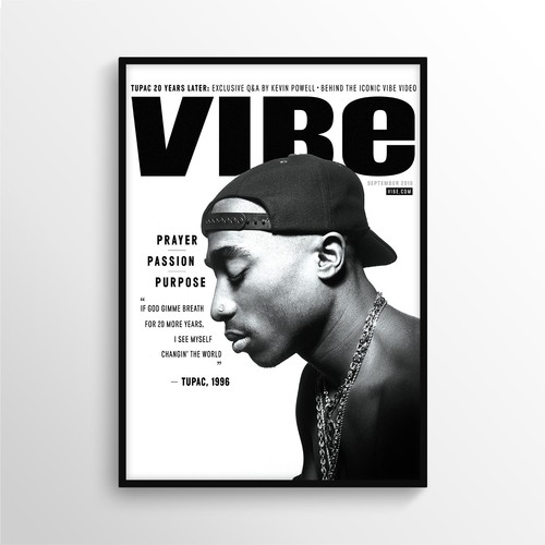 Tupac shakur 2016 vibe cover - tupac,