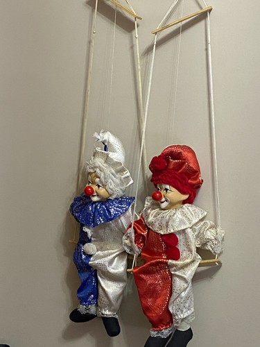 Vintage clown dolls - x,