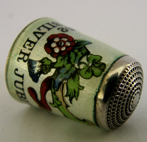 Sterling silver enamel queen - sterling,