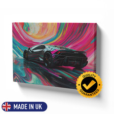 Abstract Lamborghini Painting