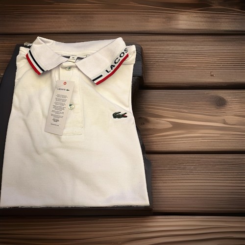 Lacoste white polo shirt - lacoste,