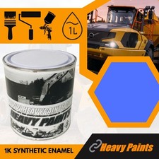 Wessex Finishing Mower Blue Paint Endurance Enamel Paint 1 Litre Tin