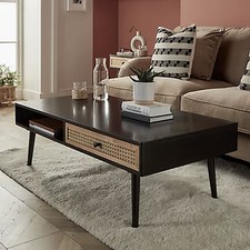 Coffee Table Matt Black Wooden