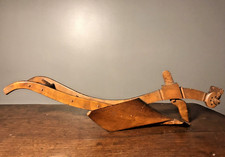 Treen: A folk-art model of horse-drawn plough, c. 1850
