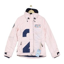 Quba Sails Iconic X-10 Jacket Womens Size XS Pink Nautical Lined Sailing