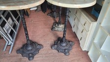 Ornate Tables With Cast Iron