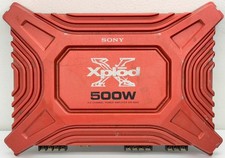 SONY XPLOD XM-504Z 500W 4/3 Channel Power Car Amplifier Subwoofer Amp UNTESTED