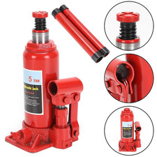 5 Ton Hydraulic Bottle Jack Heavy Duty Lifting Ram Car Van Caravan 5000KG