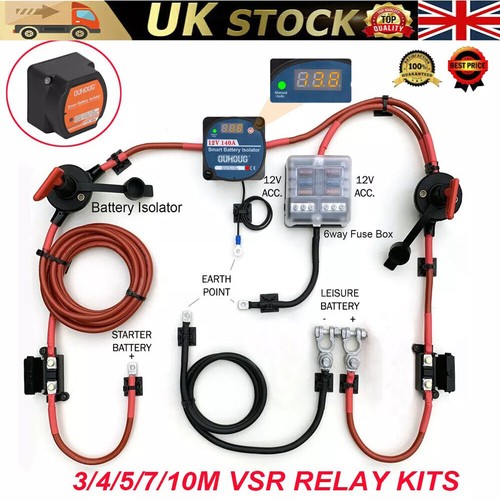 10m split charge - set, 12v