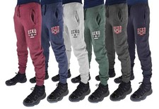 Ecko Unltd Men's Joggers Charger Cuffed Fleece Pants Sweat Bottoms Gym Tracksuit
