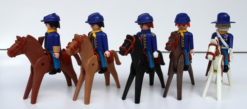 Vintage playmobil cavalry - playmobil,