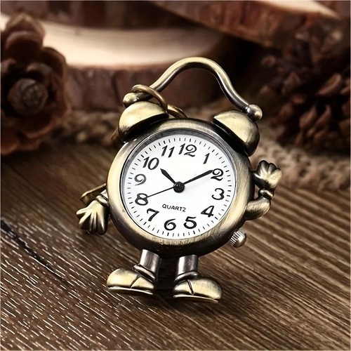 Vintage mini alarm clock - alarm,