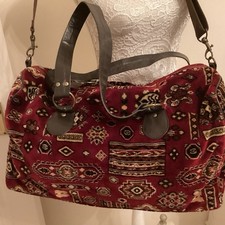 Vintage Carpet Bag Original