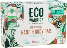 Eco Warrior Moisturising Body & Hand Soap Bar-Vegan, 100 g (Pack of 1) 