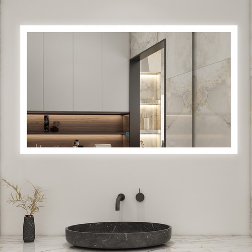 Bathroom mirror with led - ,