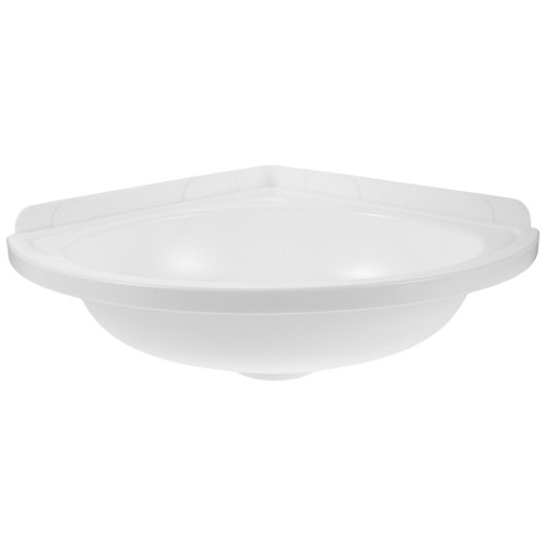 White plastic triangular wall - triangular,
