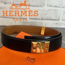 HERMES Collier de Chien Belt