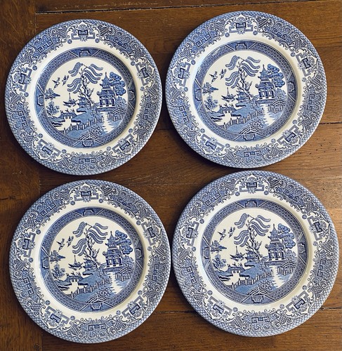 Blue willow china two birds - china,