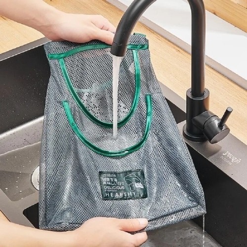 Mesh storage bag reusable - mesh,