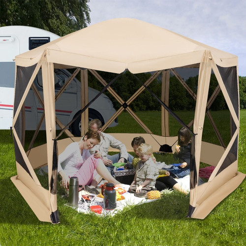 Sided camping gazebo instant - gazebo,