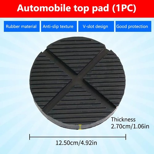 Trolley jack pad - 2x, rubber