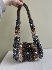 Zara Grey Bronze Sequin