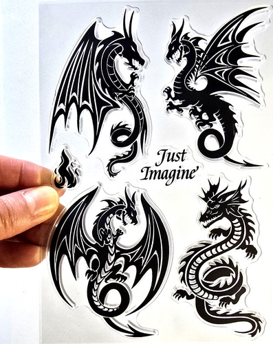 Clear stamps just imagine - just,