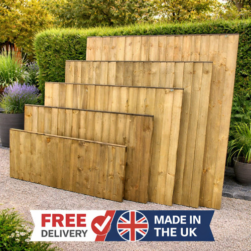 Pressure treated featheredge - pressure,