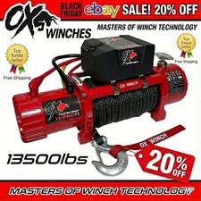 OX ELECTRIC WINCH 12v 13500lbs