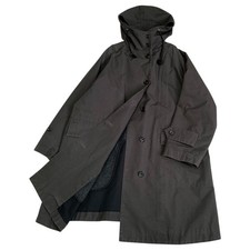 Margaret Howell Removable Liner Cotton Mods Coat Khaki Charcoal 20AW Size 2 F/S