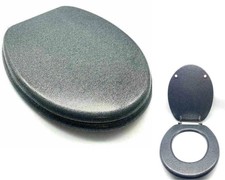 Glitter Grey Wooden Toilet