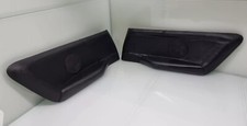 BMW 3 SERIES E36 328i 320i BLACK LEATHER DOOR CARDS PANELS COVERS PAIR 8119089