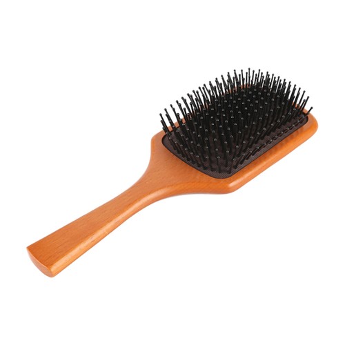 Hair styling comb wooden brush - wooden,