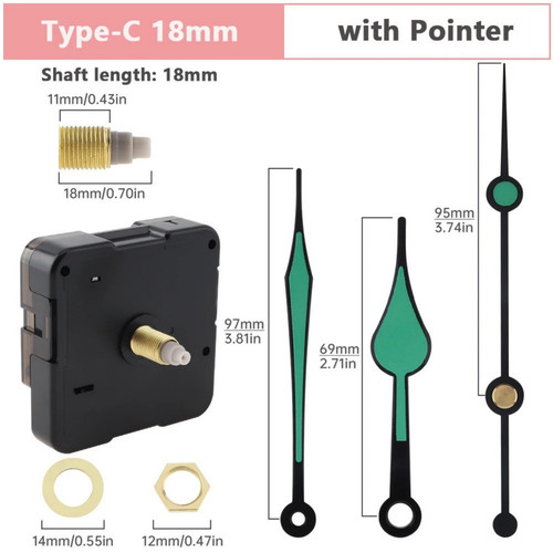 New quartz clock - new, mechanism