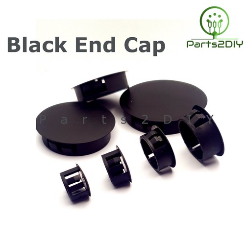 Round end caps - round, hole