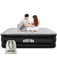 Airefina King Inflatable Air Mattress,Air Bed with Built-in Electric Pump AF-A08