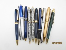 Lot x11 Ballpoint Pens Retractable Pencil Bill Blass Cross Unmarked Designer