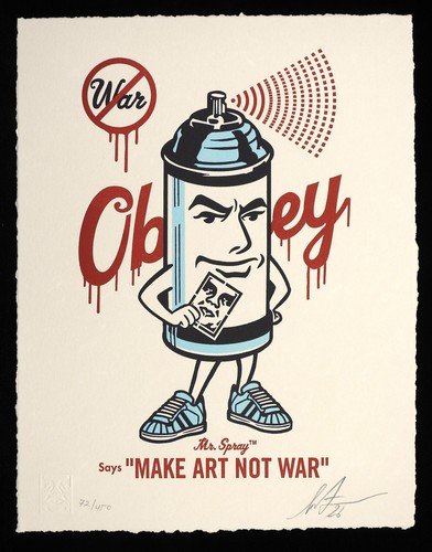 Shepard fairey spray - fairey,