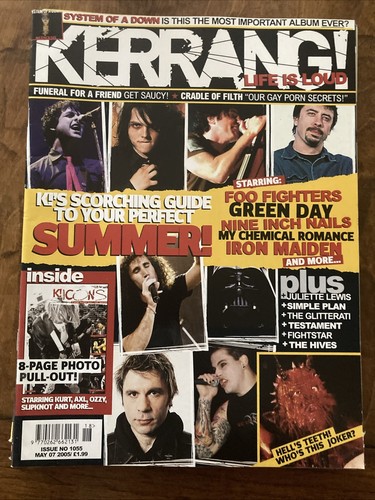 Kerrang music magazine 1055 - kerrang,