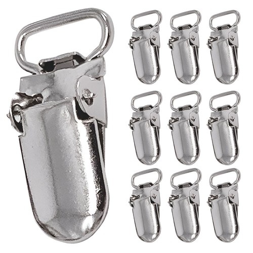 Metal brace clips dungaree - clips,