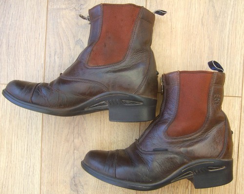 Ariat brown leather zip - ariat, up