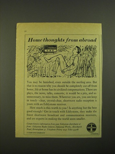 1967 eddystone receiver - ad,