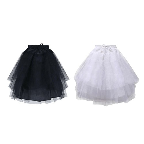 Without hoop petticoat - without, short