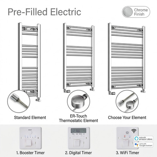 Chrome pre filled electric - pre-filled,
