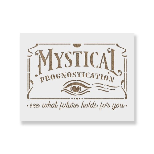 Mystical future stencil - mystical,