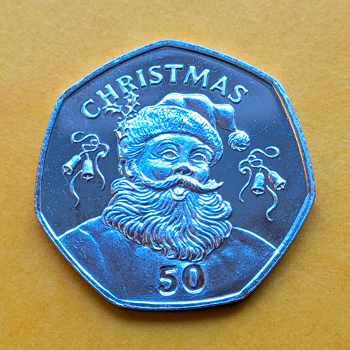 Gibraltar 2017 christmas - christmas, 50p
